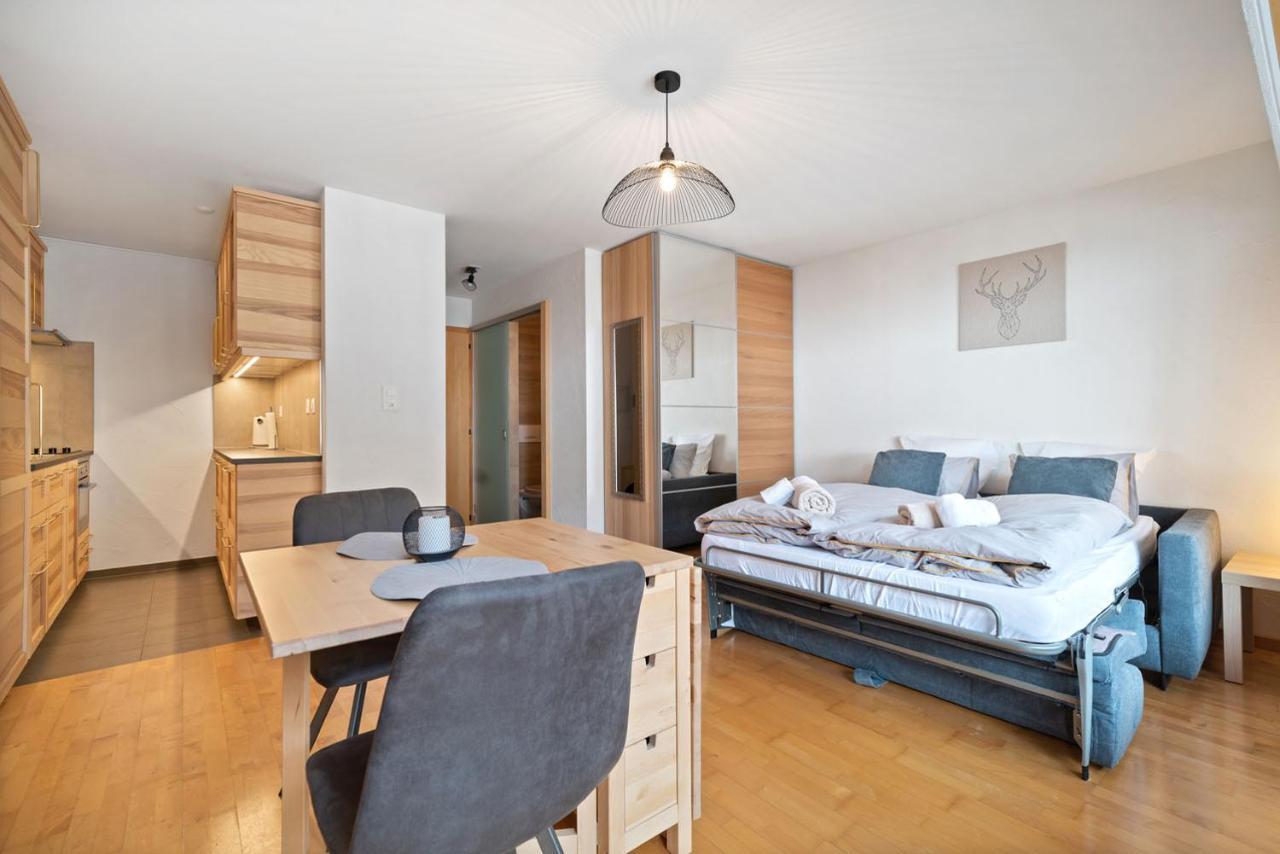 Charmant Studio Renove Situe Dans Les Bains D'Ovronnaz, Immeuble Les Sources Ngoại thất bức ảnh